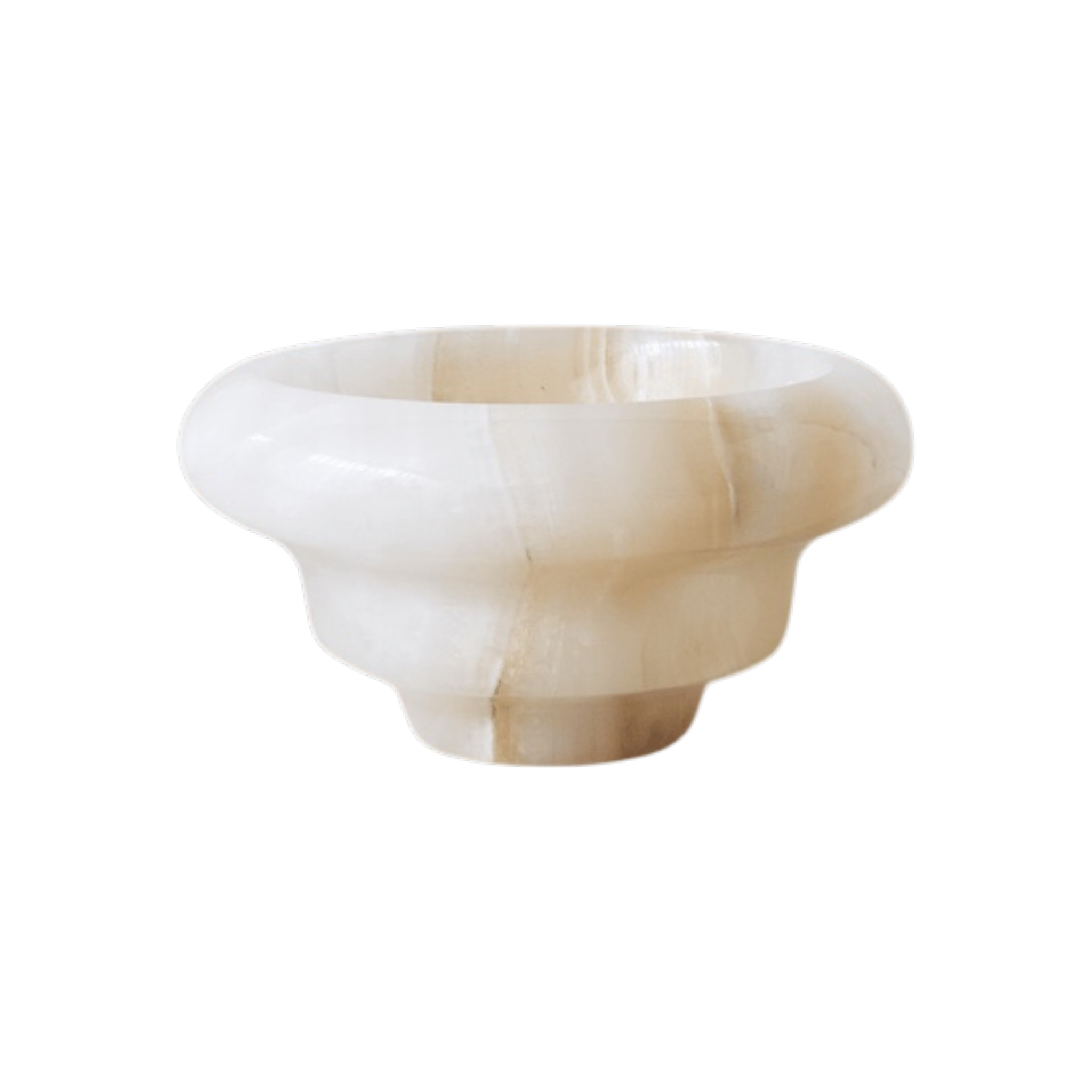 Flow Bowl White Onyx
