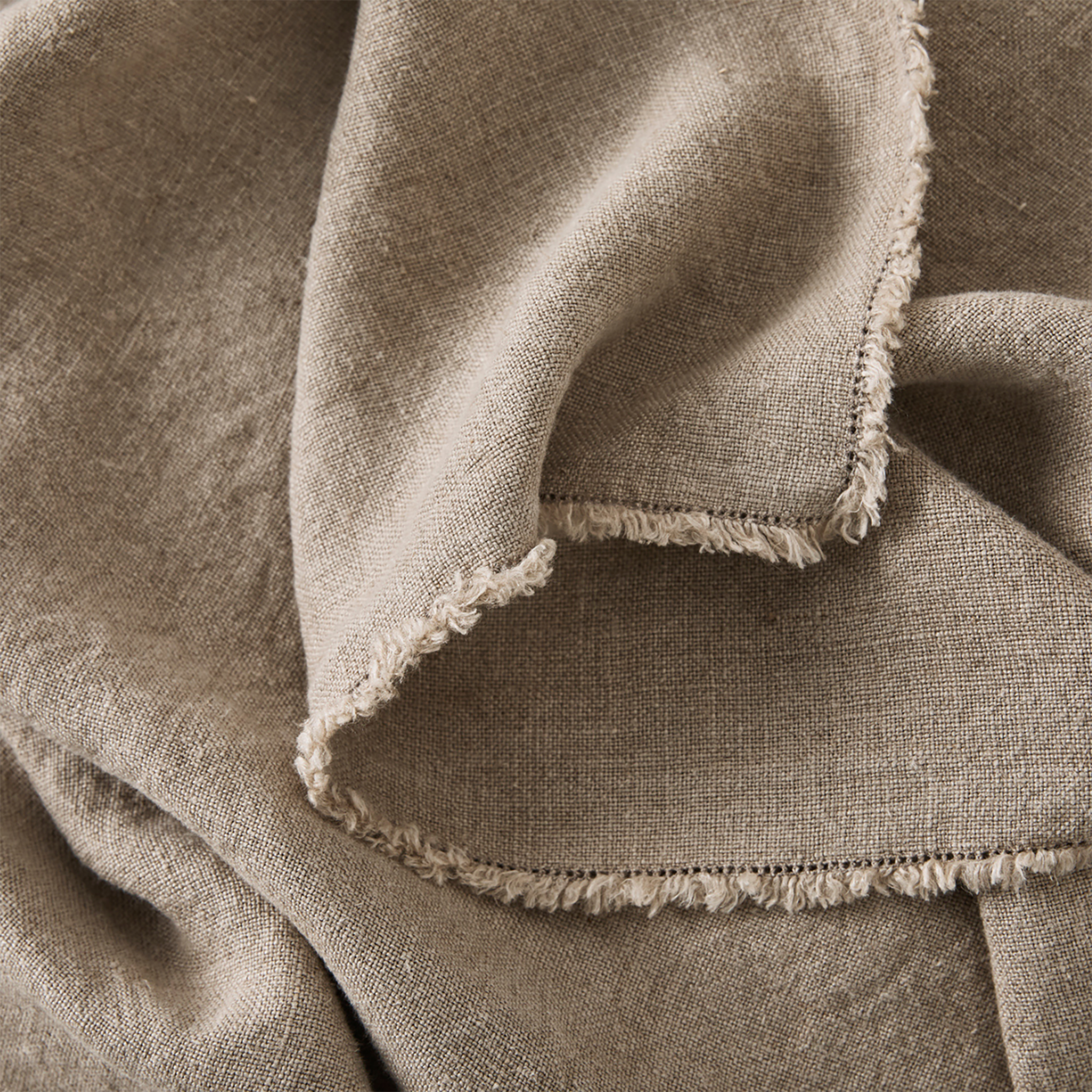 In Bed Heavy Linen Bed Cover