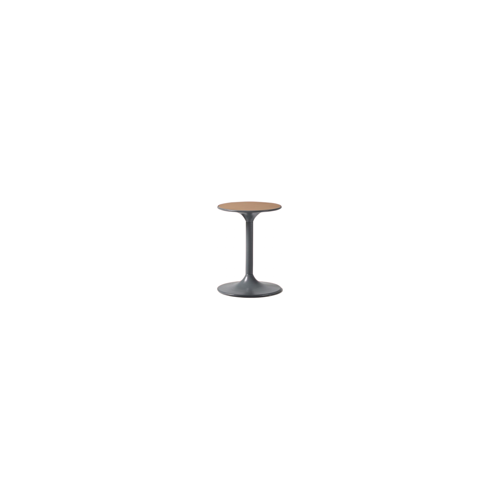 Porter Leather Side Table