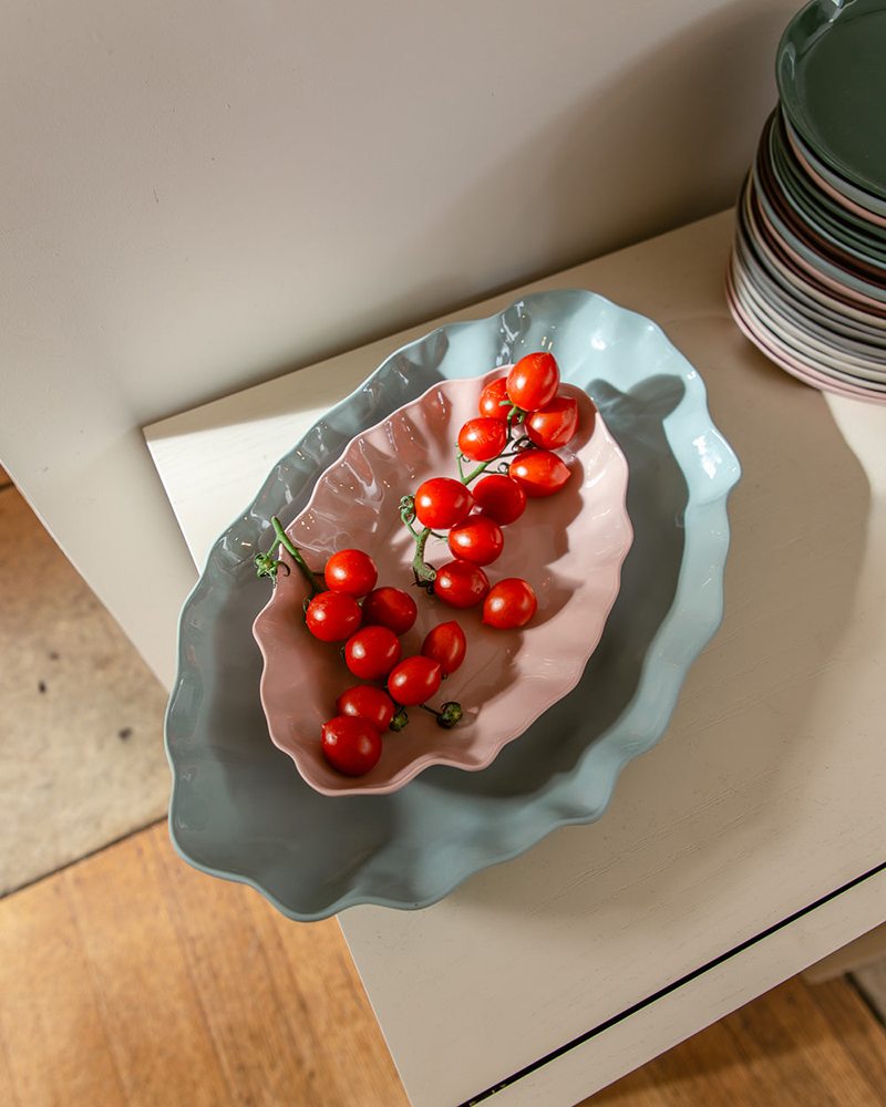 Ruffle Rectangle Platter