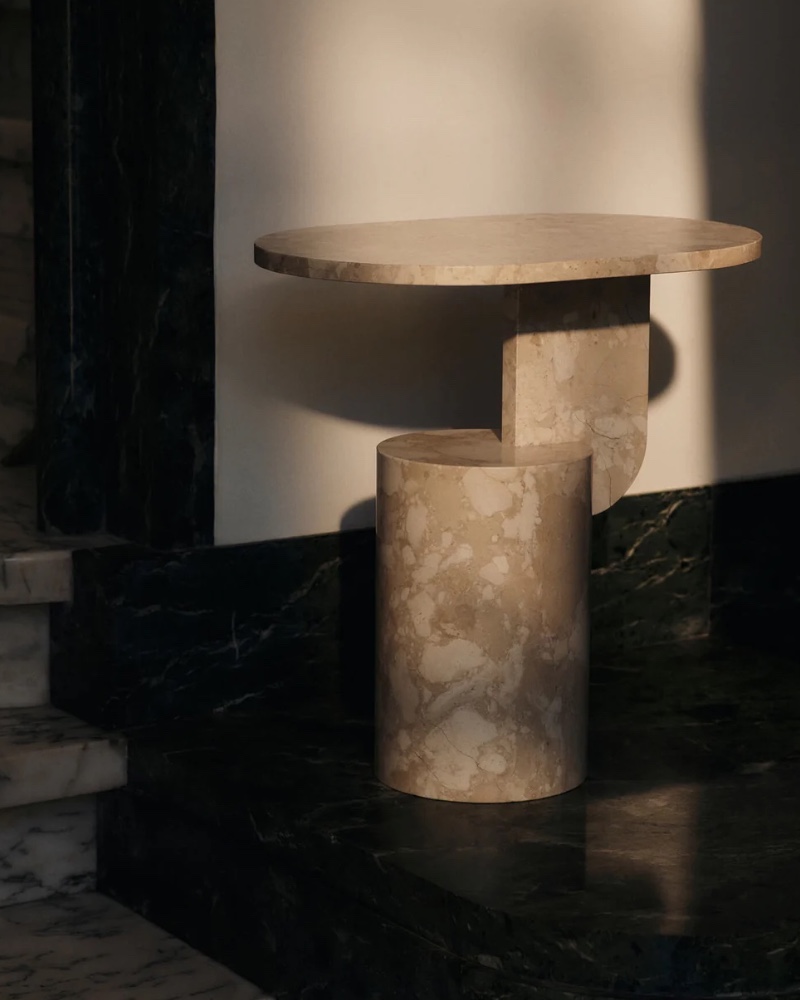 Insert Side Table Stone