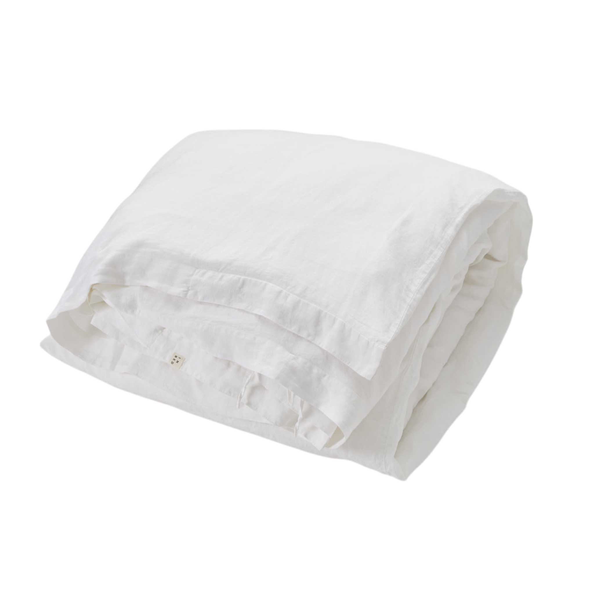 In Bed - Linen Duvet Cover Super King, White