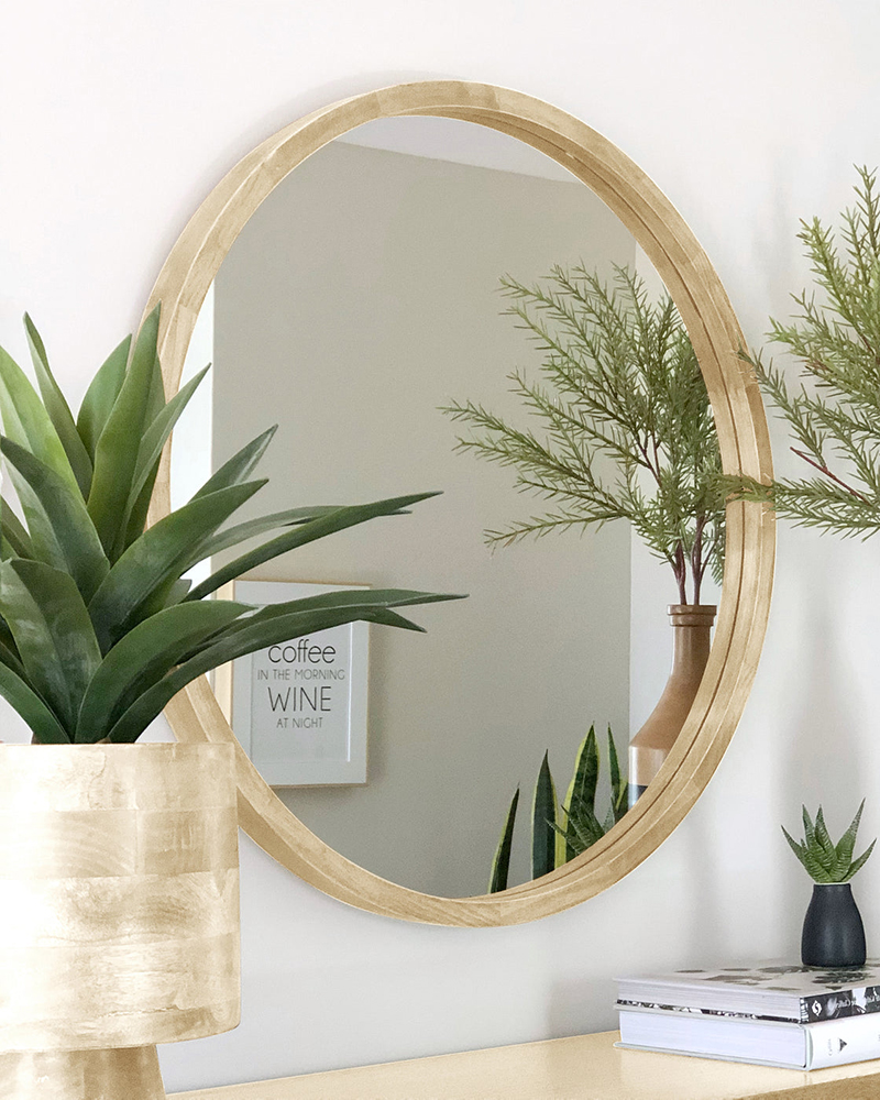 Tina Solid Wood Mirror